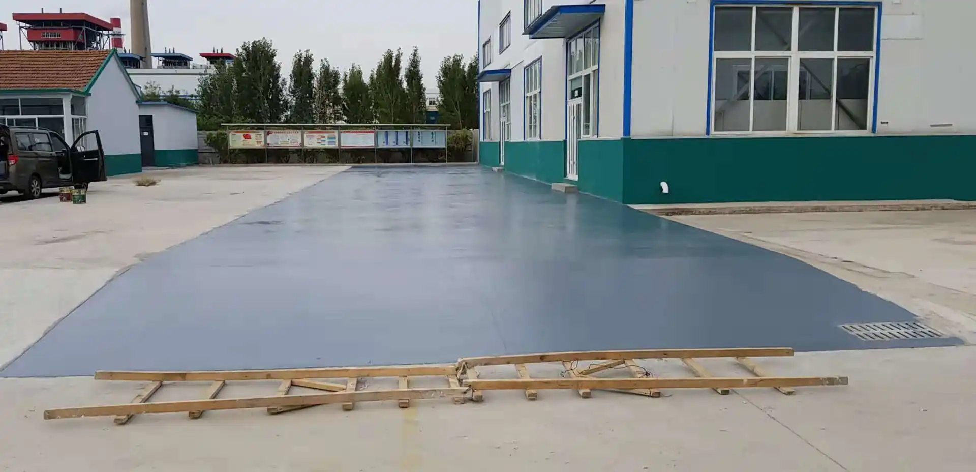 北海车间厂房地坪漆修补翻新